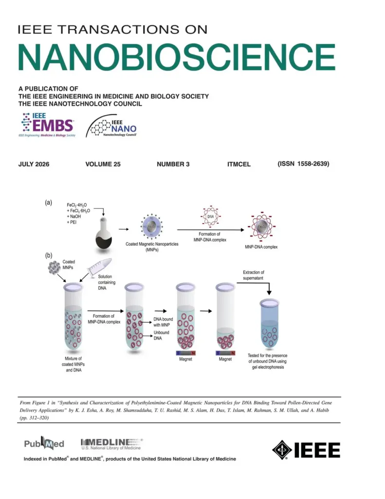 front cover feature ieee transactions on nanobioscience