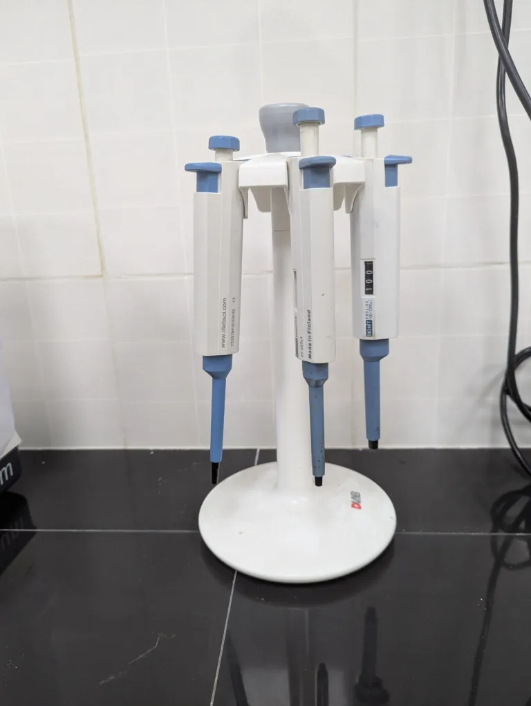 Micropipette and Carousel Stand